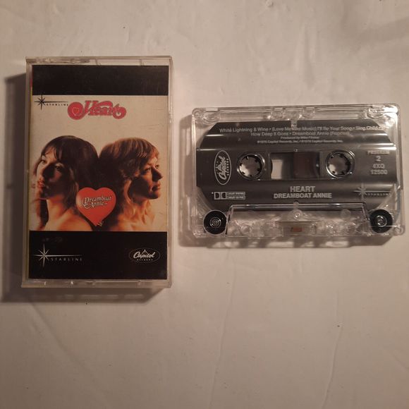 2 Vintage Heart Cassettes - "Dreamboat Annie" and "Dog & Butterfly" - Picture 6 of 7